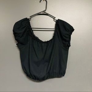 NWT WILD FABLE BLACK OFF THE SHOULDER TOP